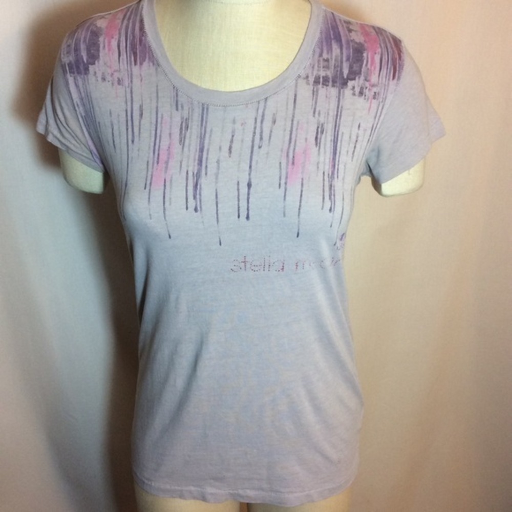 Adidas for Stella McCartney Lilac T Shirt XS EUC